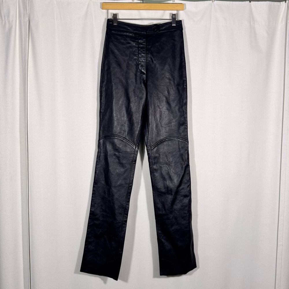 Vintage Wilsons Leather Black High-Waisted Leather Pants